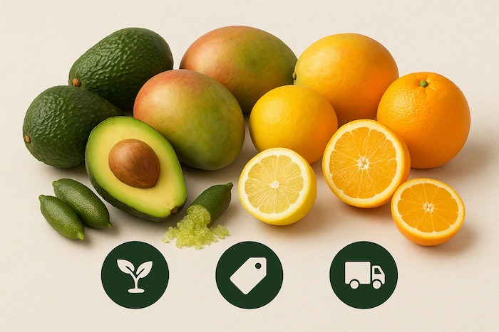 Fruta al por mayor para negocios