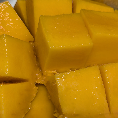 mangos cortados a dados