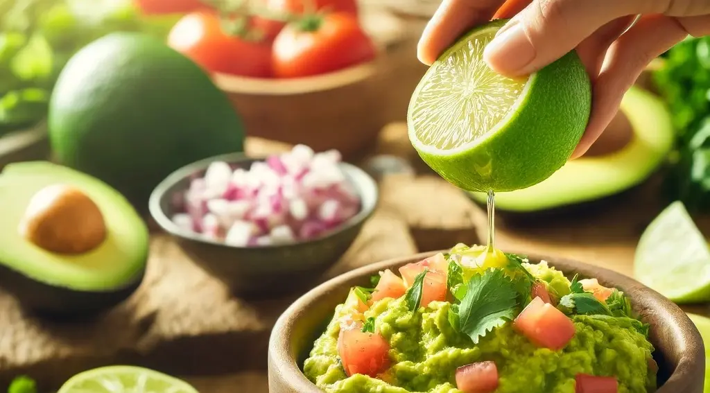 receta de lima en guacamole