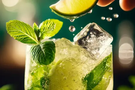 receta de lima en mojito